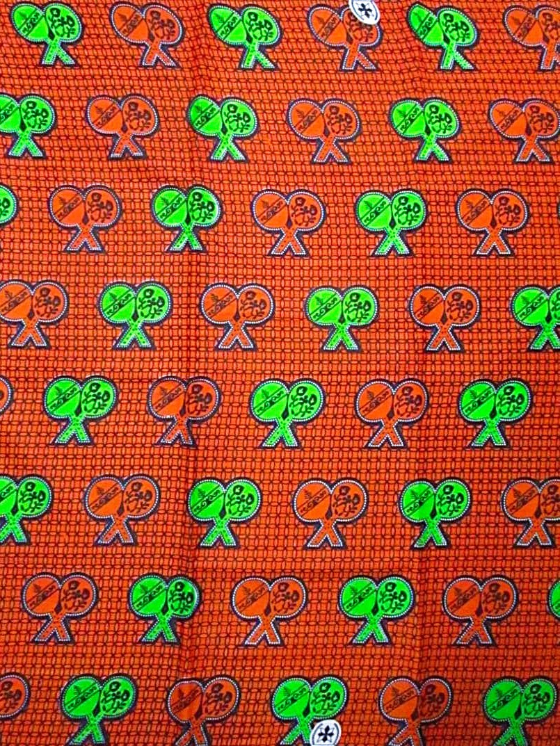 送料込み⑭THIN*アフリカンプリント*パーニュ*キテンゲ*アフリカンバティック拍卖