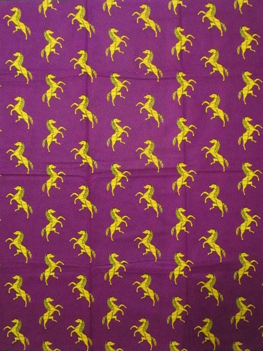 ⑪Aアフリカンプリント*パーニュ*キテンゲ*アフリカンバティック*馬*馬柄*ホース*ホース柄拍卖