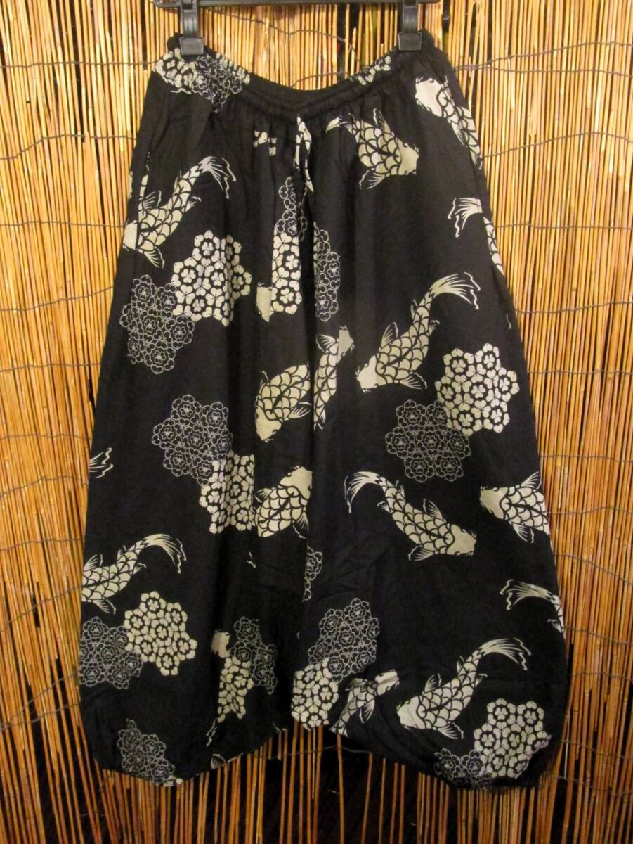 【SALE】⑳新品*男女兼用*コットン素材*和風プリント*ふんわり*サルエルパンツ拍卖