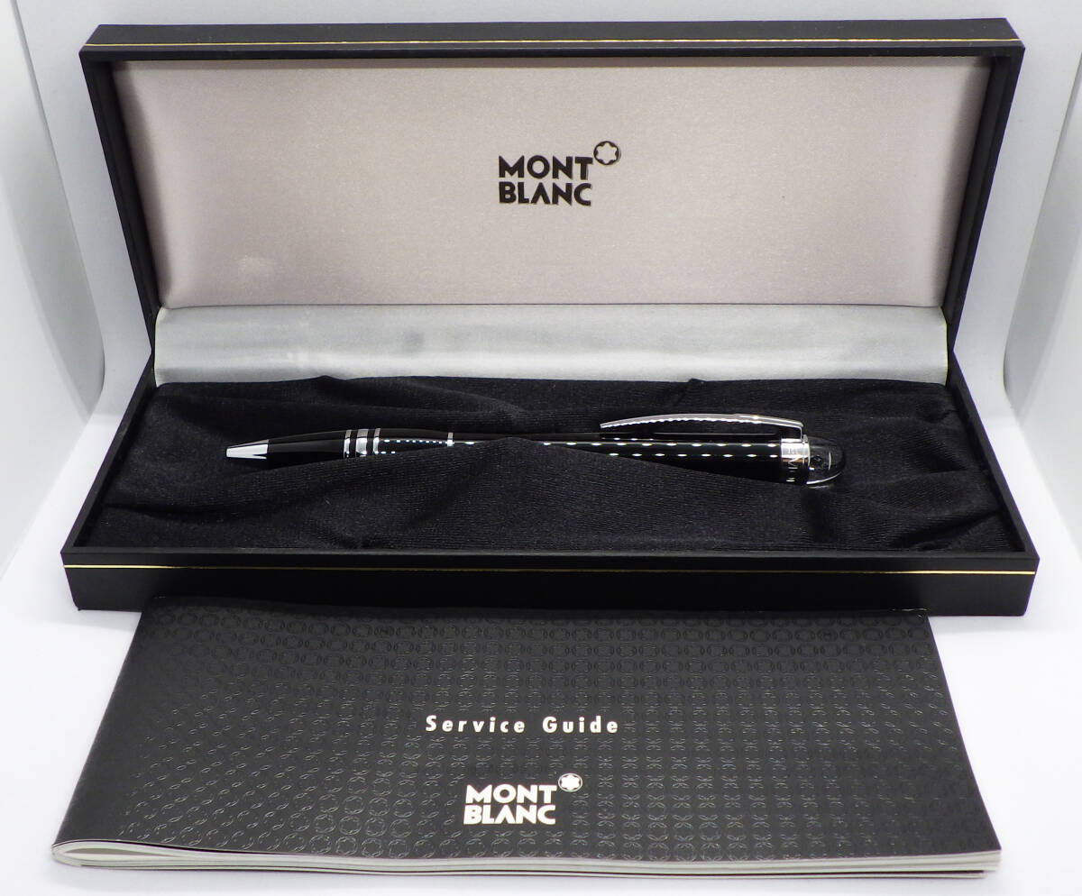 ☆未使用美品・MONTBLANC・モンブラン・スターウォーカー・ボールペン・ブラック・ツイスト式・高級筆記具・文房具☆拍卖
