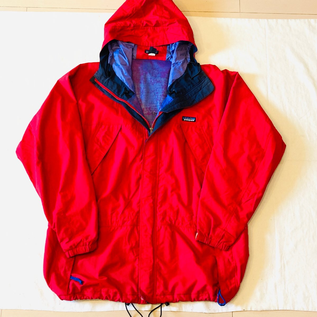 Patagonia パタゴニア ストームジャケット ナイロン マウンテンパーカー レッド/赤 L STY 83602 F7拍卖