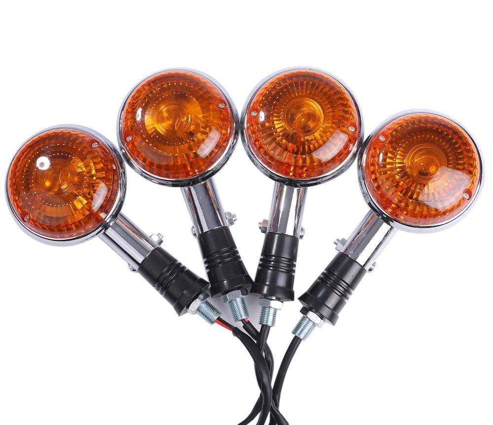 ヤマハ ウインカー 4個 セット V-MAX XV ビラーゴ ドラッグスター 250 400 アンバー KRB126拍卖