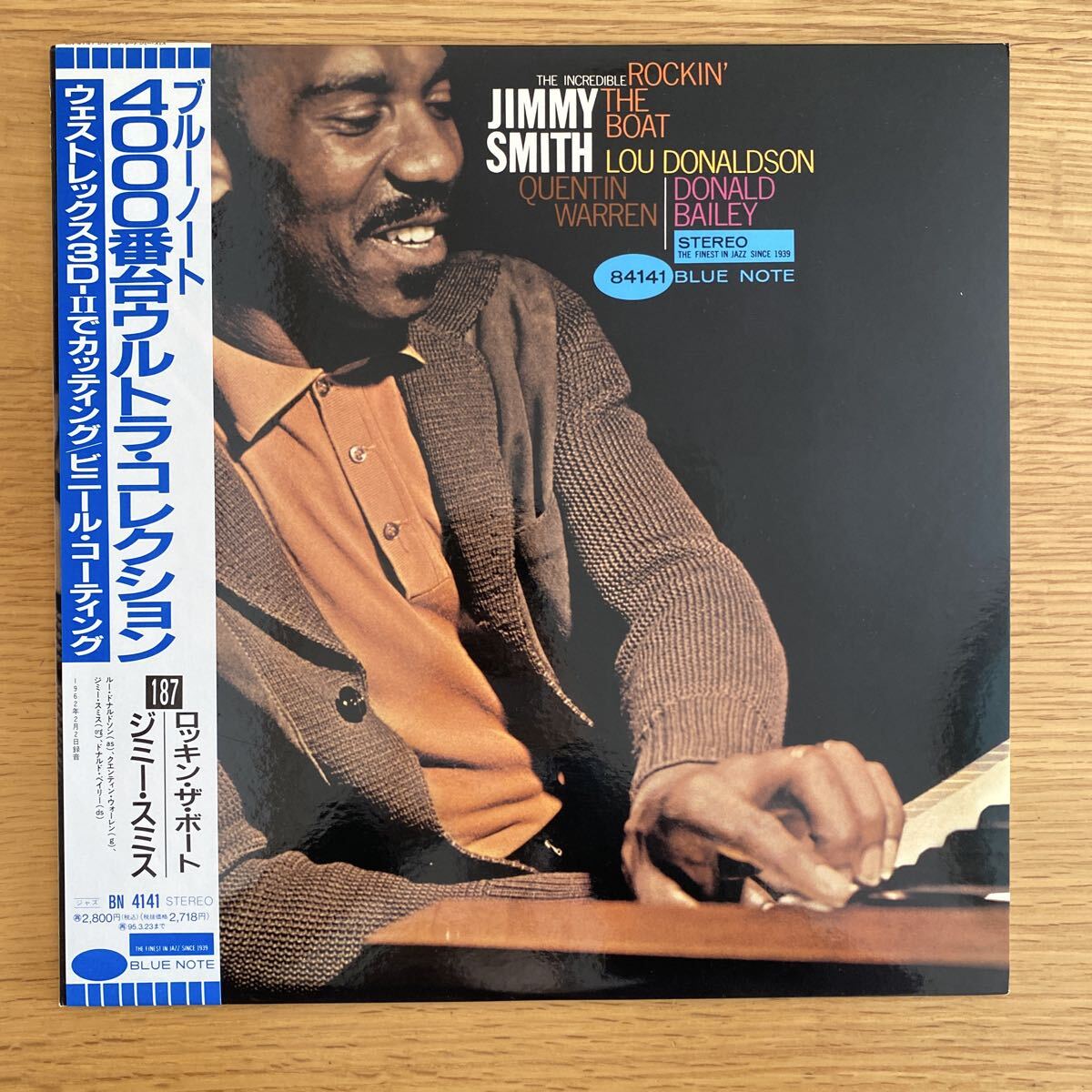 ROCKIN' THE BOAT / JIMMY SMITH ジミー・スミス / BN4141 (BNST-84141) 帯付 BLUE NOTE ブルーノート ジャズ レコード JAZZ LP拍卖