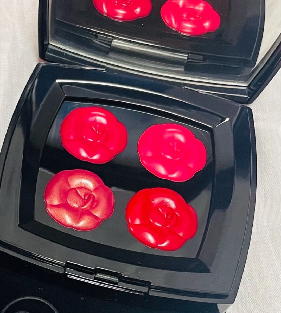 【新品】レア♪ 限定 CHANEL シャネル 限定品 リップパレット 4色 口紅 カメリア拍卖