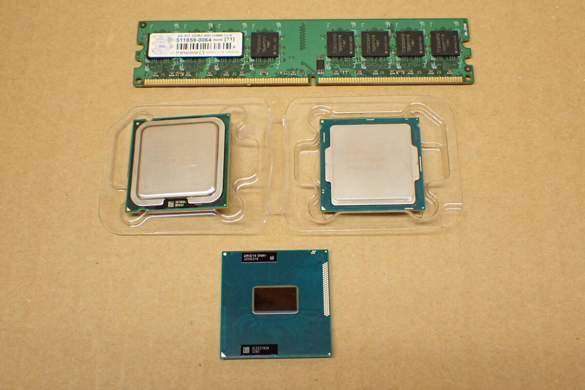 CORE i7-6700K CORE2DUO ノート用CPU?等まとめてジャンクで L5拍卖