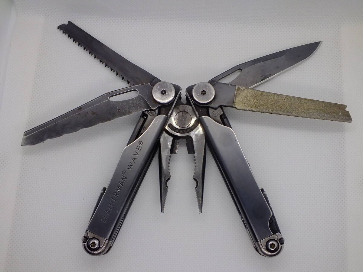 LEATHERMAN WAVE 珍しいモデル? マルチツール ジャンク扱いで A6拍卖