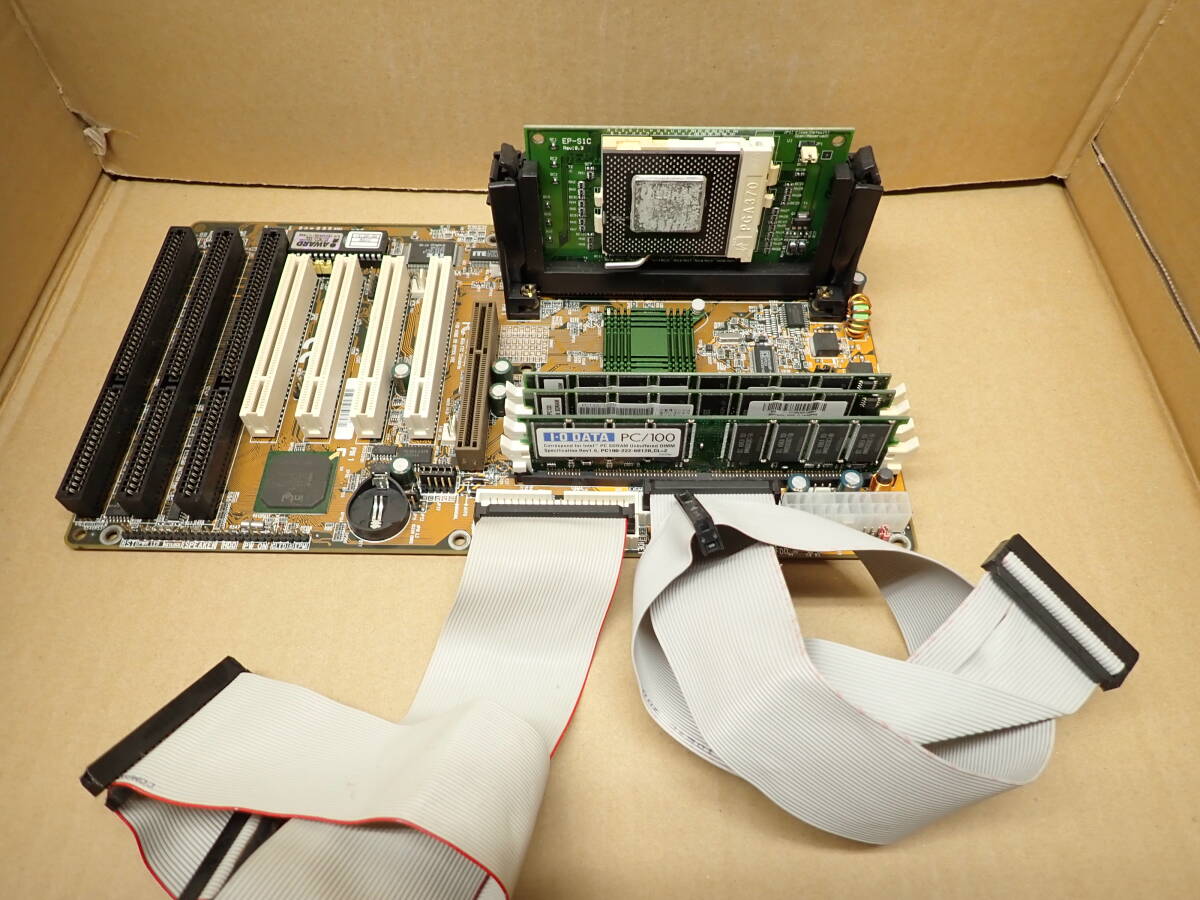 Celeron400 Mボード メモリなど まとめてジャンク レトロ J5拍卖