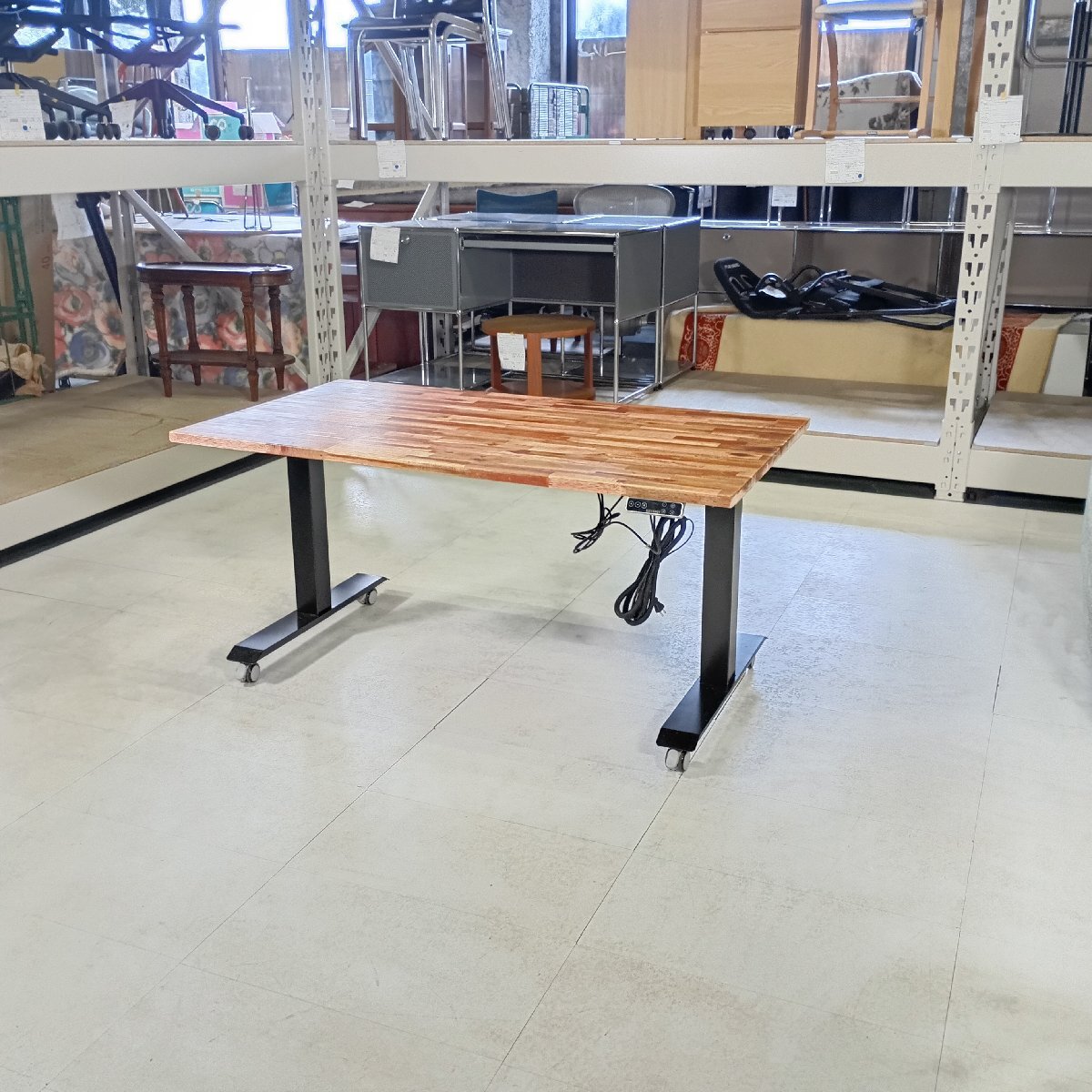 FLEXISPOT フレキシスポット EC38SP 1D3 電動昇降デスク 幅約138.5cm 机 ワークデスク 家具 インテリア 【沖縄/離島配送不可】拍卖