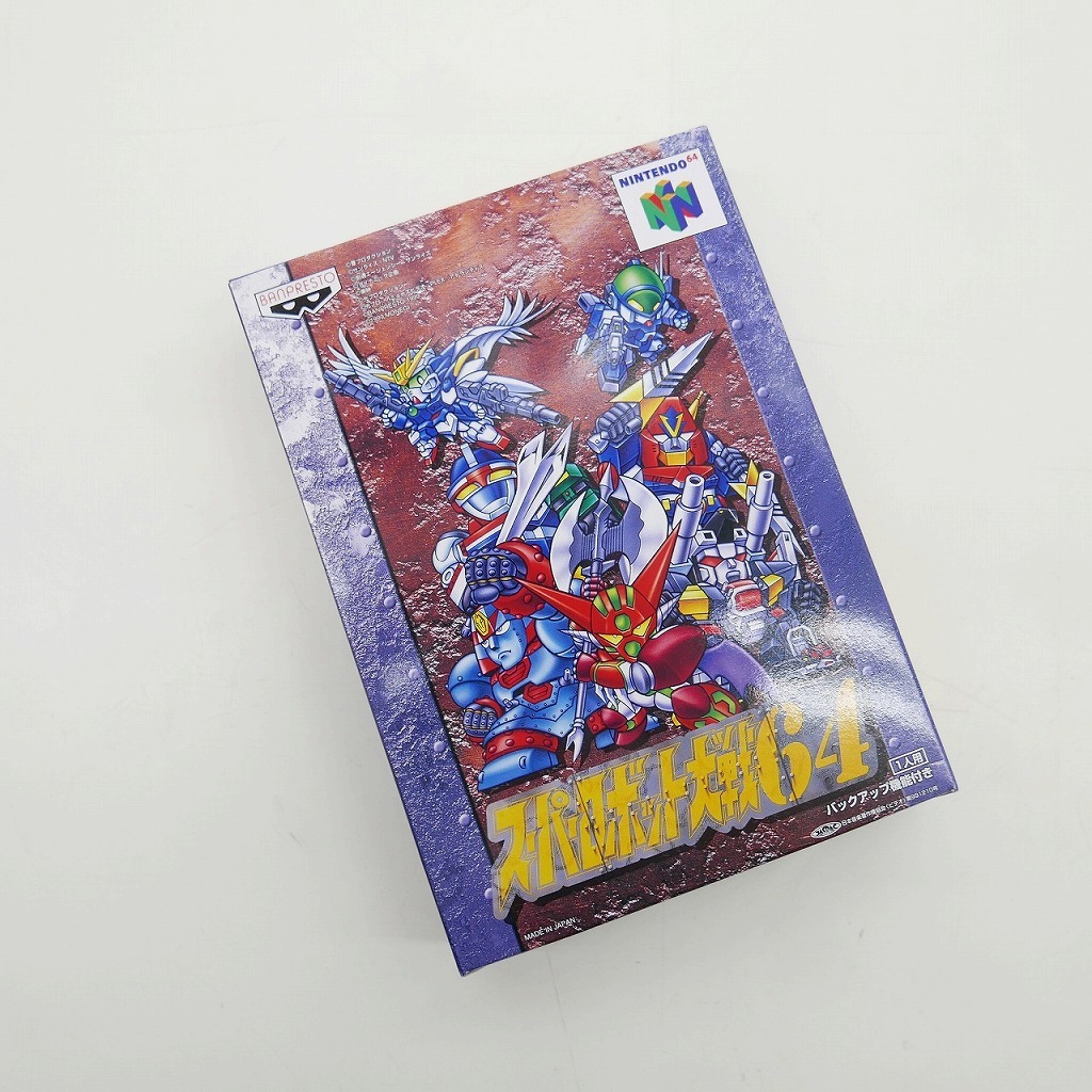 バンプレスト BANPRESTO Nintendo 64ソフト スーパーロボット大戦64 NUS-P-NS4J拍卖