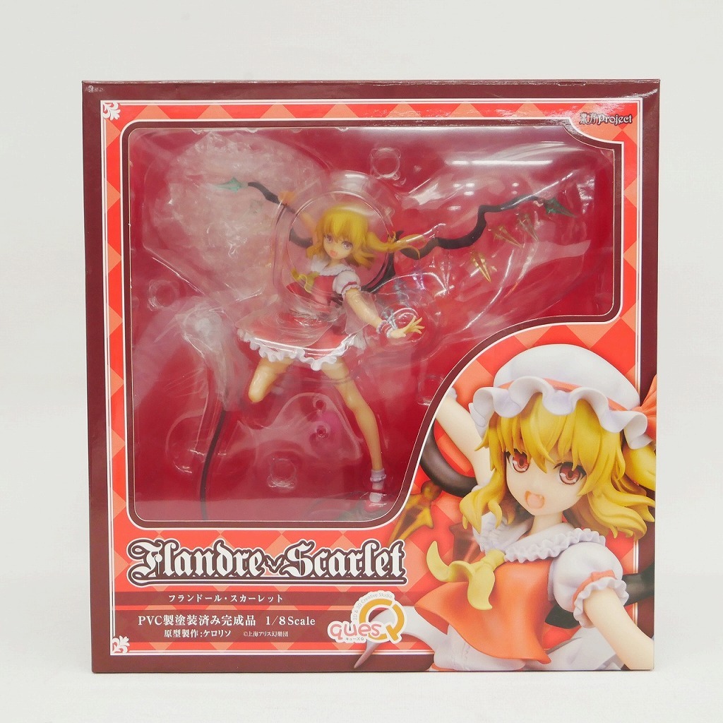 期間限定セール キューズキュウ キューズQ 東方Project フランドール・スカーレット 1/8スケールフィギュア拍卖