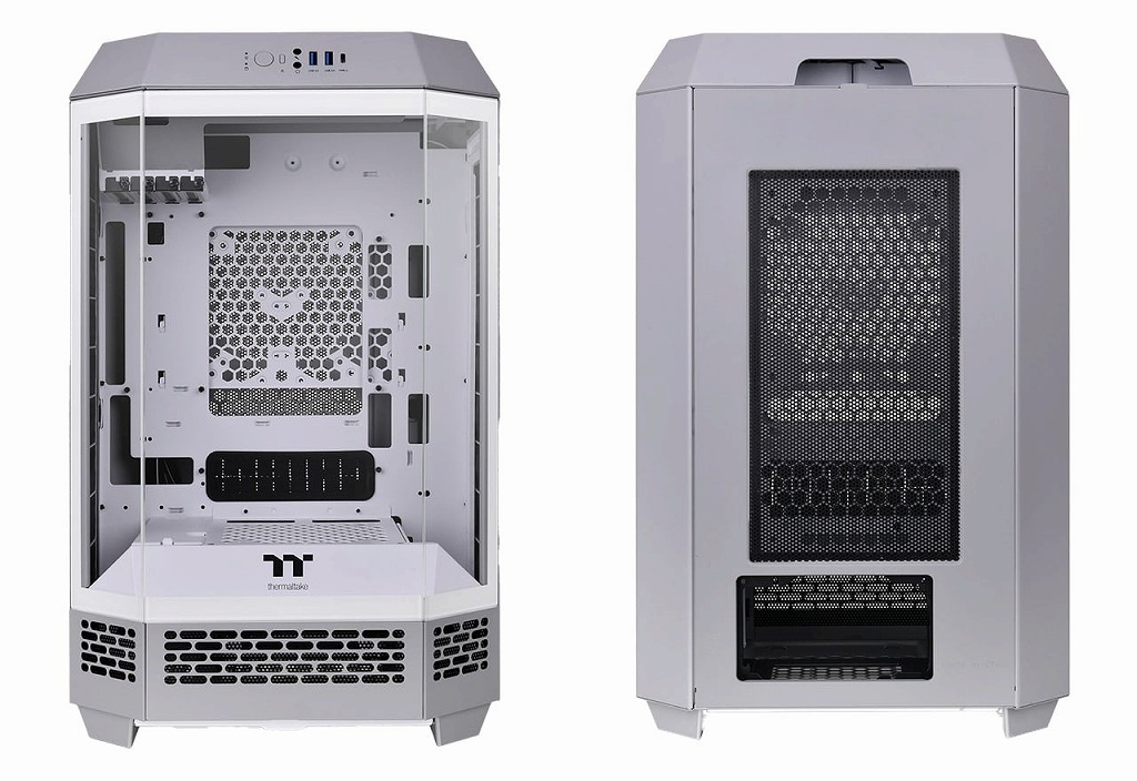 期間限定セール 【未開封】Thermaltake 3面強化ガラスパネル採用 八角柱スタイル マイクロタワー Micro-ATX PCケース CA-1Y4-00SIWN-00拍卖