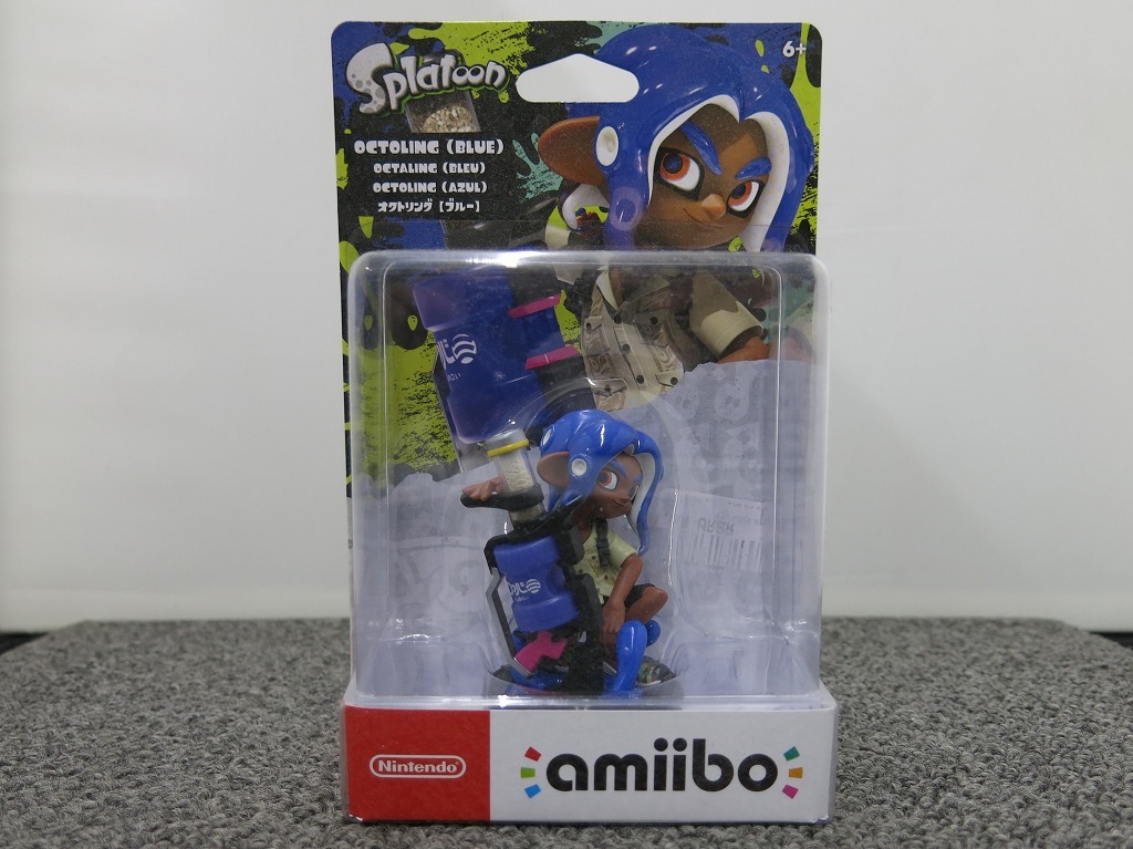 【未使用・未開封】 ニンテンドー Nintendo amiibo オクトリング(ブルー) (スプラトゥーンシリーズ) NVL-C-AEAT拍卖