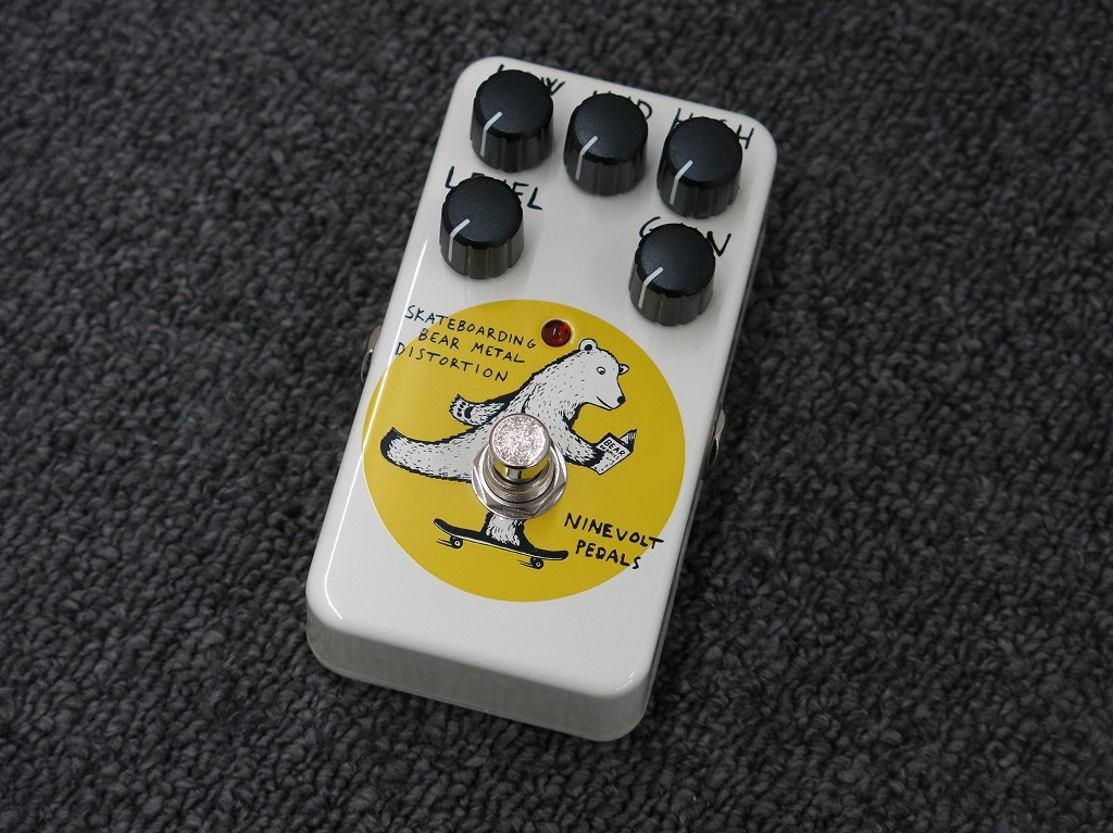 期間限定セール ナインボルトペダルズ Ninevolt Pedals SKATEBOARDING BEAR METAL DISTORTION拍卖