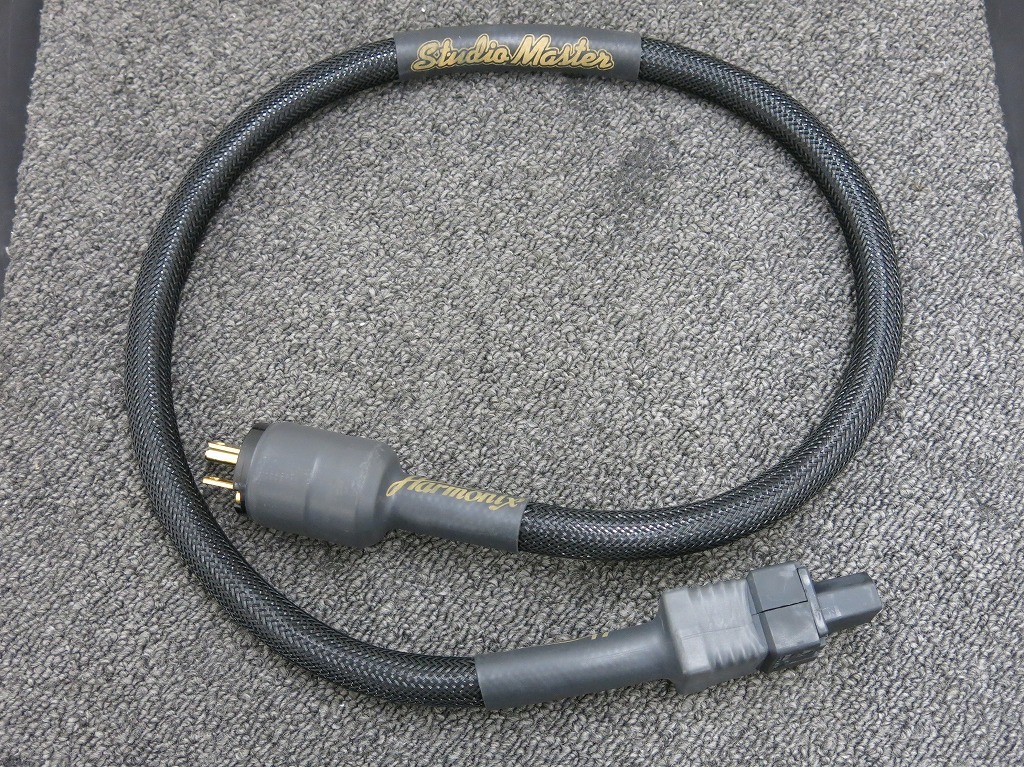 ハーモニクス Harmonix X-DC10S.M 1.0m Studio Master 1.0m AC Power Cord 高級オーディオ用電源ケーブル拍卖