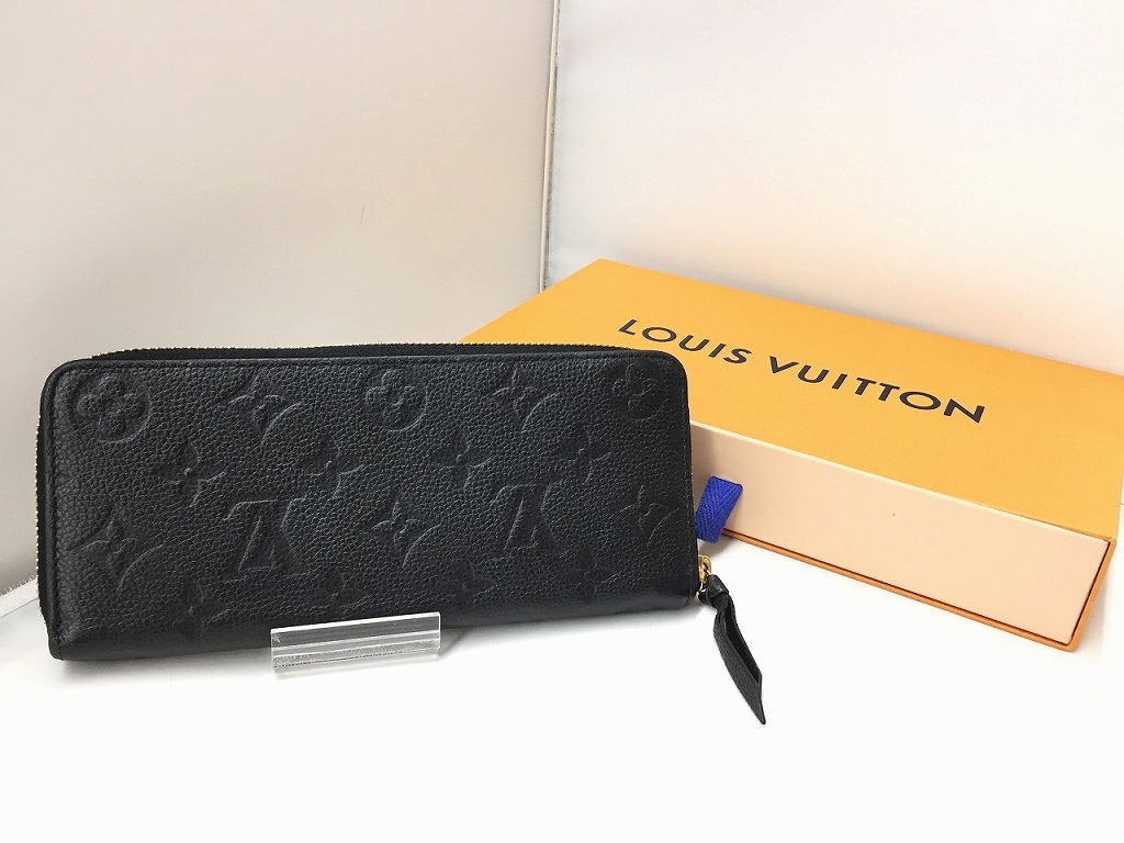 期間限定セール ルイ・ヴィトン LOUIS VUITTON ポルトフォイユ・クレマンス メンズ長財布 箱付き ブラッグ モノグラムアンプラント M60171拍卖