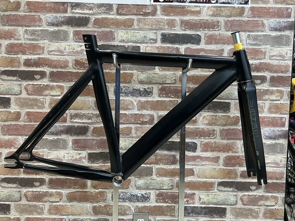 期間限定セール リーダーバイク LEADER BIKE 【凹み有】ピスト フレームセット 2015年頃 735【カウマン戸塚】拍卖