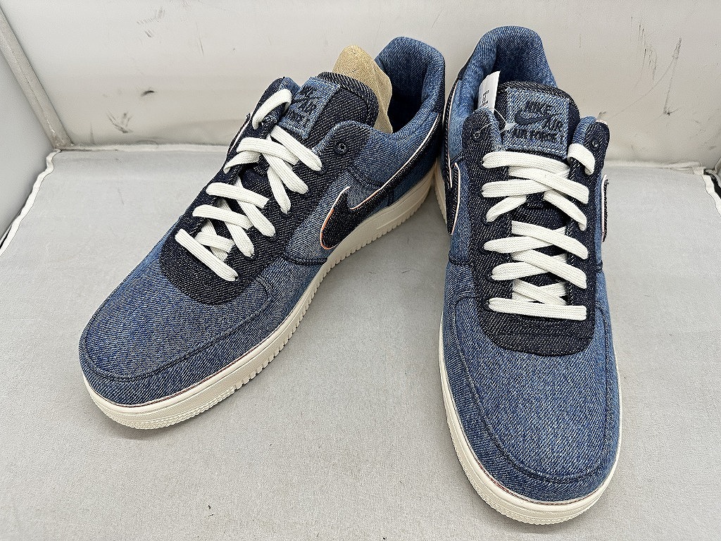 期間限定セール ナイキ NIKE 3×1 × NIKE AIR FORCE 1 Low Denim Pack Indigo 30.0cm 905345-403拍卖