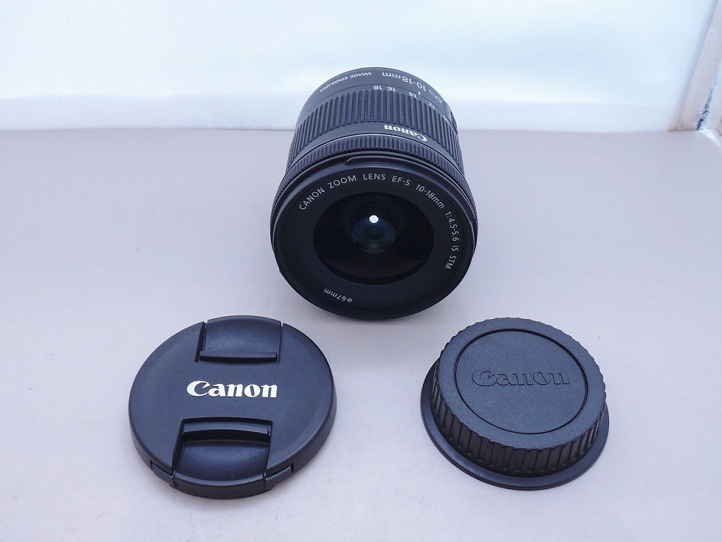 期間限定セール キヤノン Canon EF-Sマウント レンズ APS-C EF-S 10-18mm f4.5-5.6 IS STM拍卖