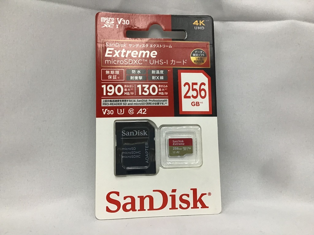 期間限定セール 【未使用】 サンディスク SanDisk microSDカード SDSQXAV-256G-JN3MD拍卖