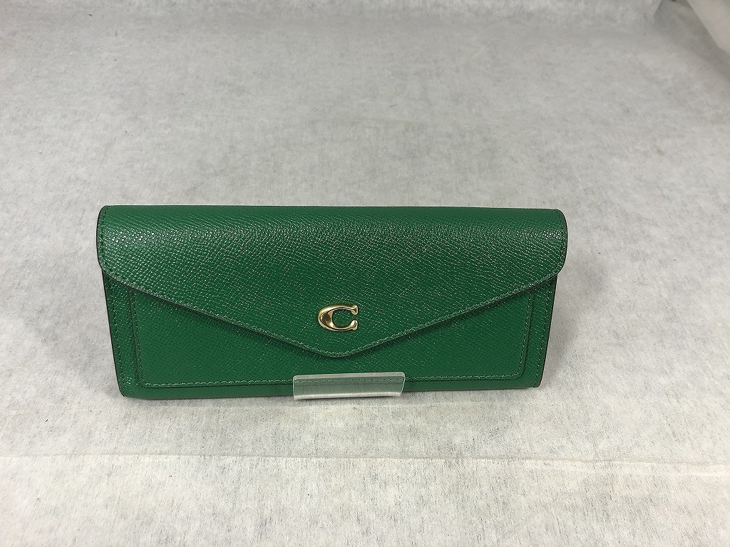 期間限定セール 【欠品有り】 コーチ COACH ウィン ソフト ウォレット フォレスト C2326拍卖