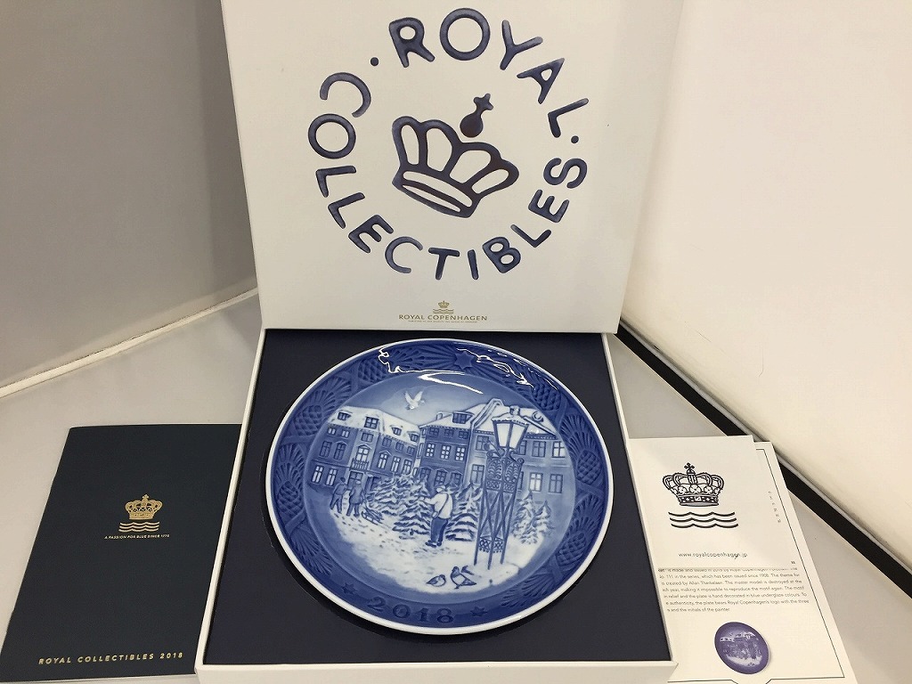 期間限定セール ロイヤルコペンハーゲン ROYAL COPENHAGEN イヤープレート 2018年拍卖