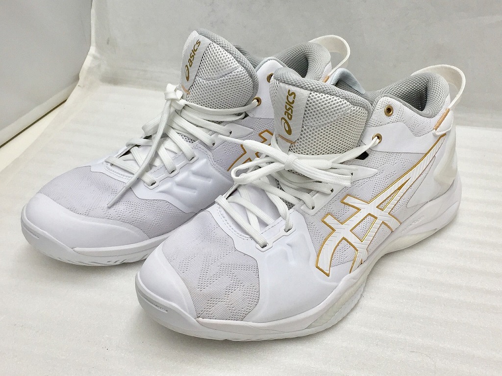 期間限定セール アシックス asics ゲルバースト 26 ハイカットスニーカー バスケットボールシューズ 28.5cm ホワイト 1063A047-100拍卖