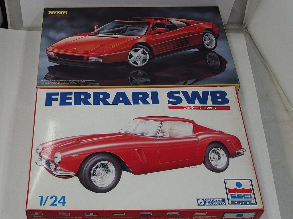 期間限定セール 【未使用】 プラモデル 1/24 フェラーリ SWB GE-406 1/24 Ferrari 348ts リアルスポーツカーシリーズ No.22 12032拍卖