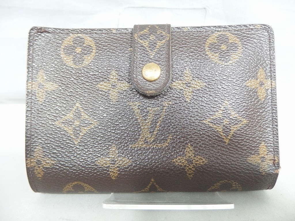 期間限定セール ルイヴィトン LOUIS VUITTON ポルト モネ ビエ ヴィエノワ 二つ折り財布 茶色(モノグラム) M61663拍卖