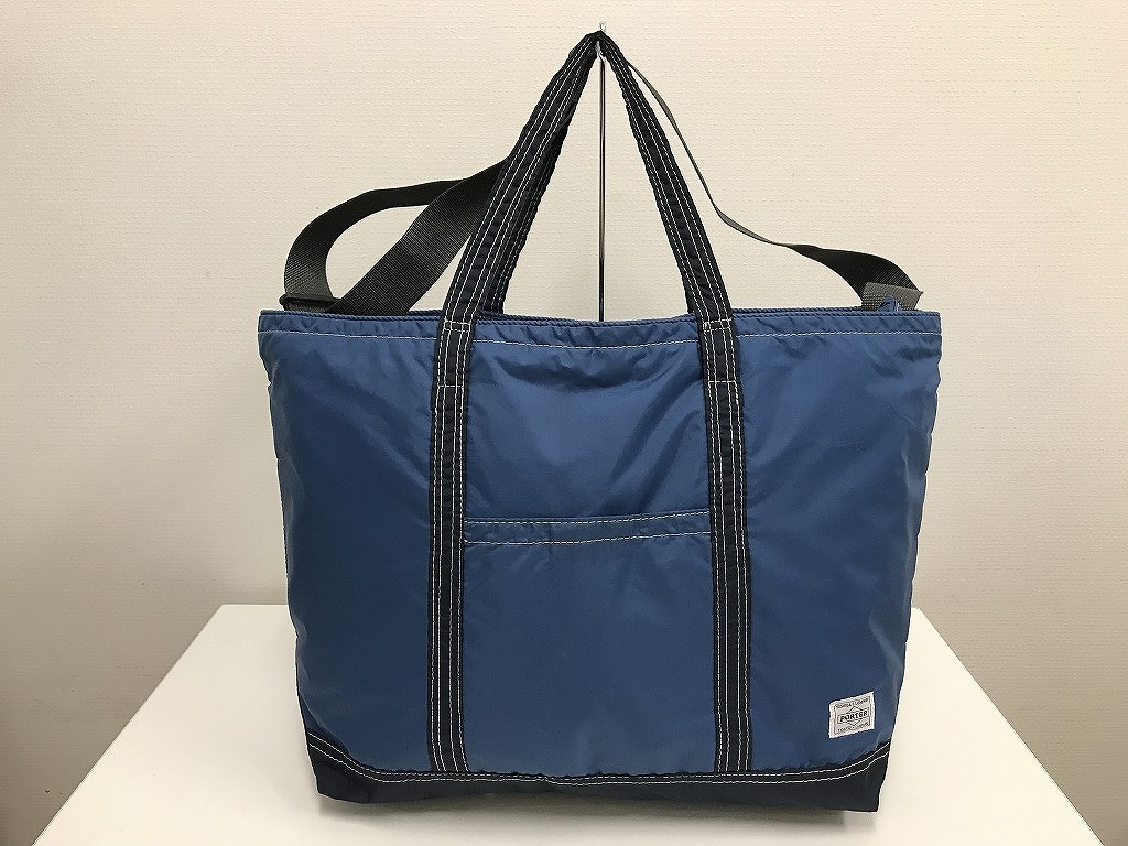 ポーター PORTER カジュアルでスタイリッシュなお洒落の魅力 REEFリーフ B4可 軽量 2WAYナイロントートバッグ ショルダー 鞄拍卖