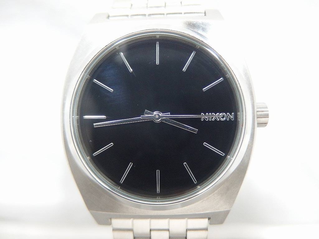 ニクソン NIXON クオーツ腕時計 アナログ 黒(文字盤)・銀(バンド) MINIMAL拍卖