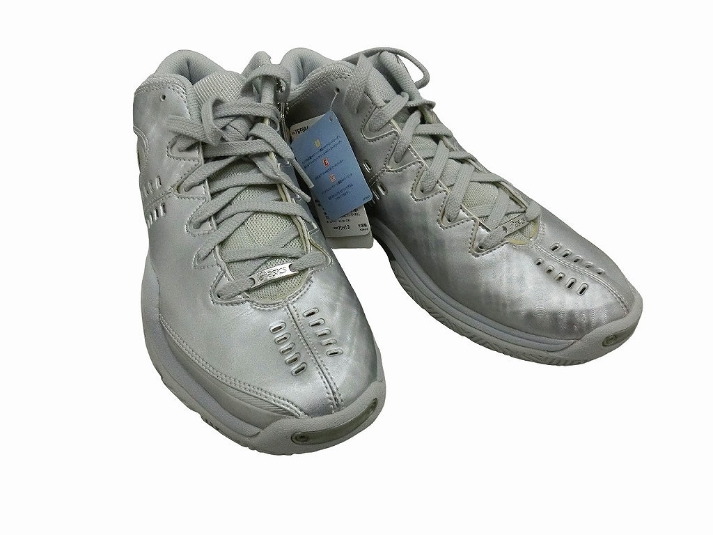 【未使用】 アシックス asics GELDIVISION Z S(バスケットボール) ギャラクティックシルバー TBF684拍卖
