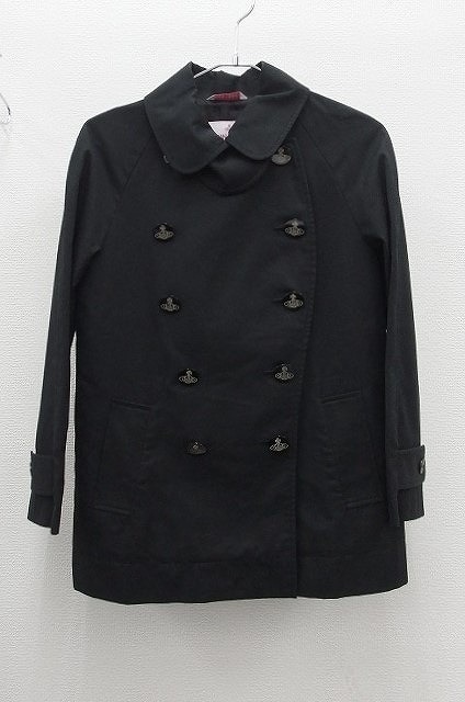 ヴィヴィアンウエストウッドレッドレーベル vivienne westwood RED LABEL Pコートジャケット サイズ1拍卖