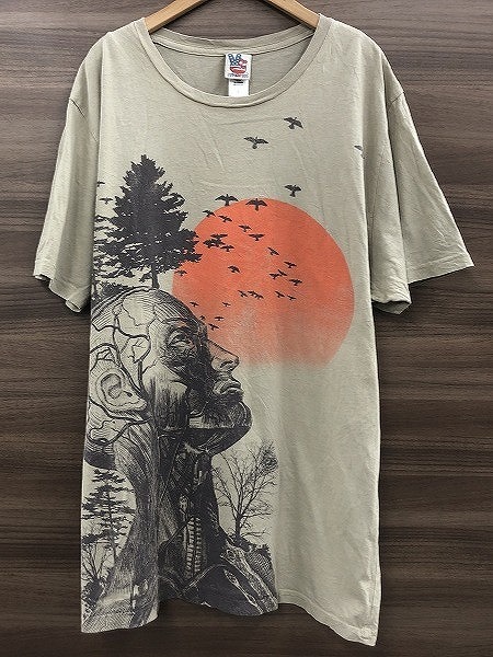 期間限定セール ジャンクフード JUNK FOOD メンズカットソー Tシャツ 半袖 映画ハングオーバー Lサイズ ベージュ系拍卖