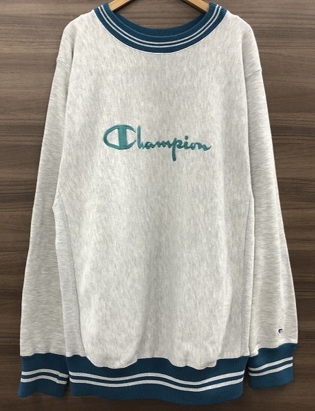 期間限定セール チャンピオン Champion メンズスウェット トレーナー リバースウィーブ 90s グレー拍卖
