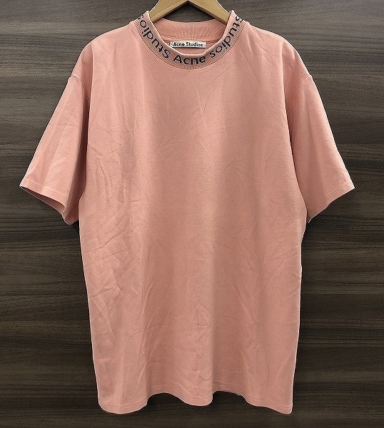 期間限定セール アクネ ストゥディオズ Acne Studios メンズカットソー Tシャツ Mサイズ オレンジ系拍卖