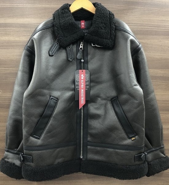 期間限定セール アルファインダストリーズ ALPHA INDUSTRIES メンズ フライトジャケット ボア Mサイズ ダークブラウン系 TA7131 201拍卖