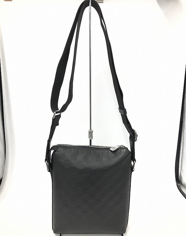 期間限定セール ルイヴィトン LOUIS VUITTON ダミエ・アンフィニ ディスカバリーメッセンジャー ショルダーバッグ ブラック N42418拍卖