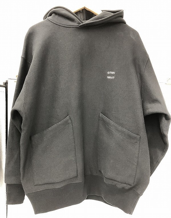 期間限定セール ユナイテッドアローズ UNITED ARROWS CITEN ロゴフーディー ブラック 4252-199-0030拍卖