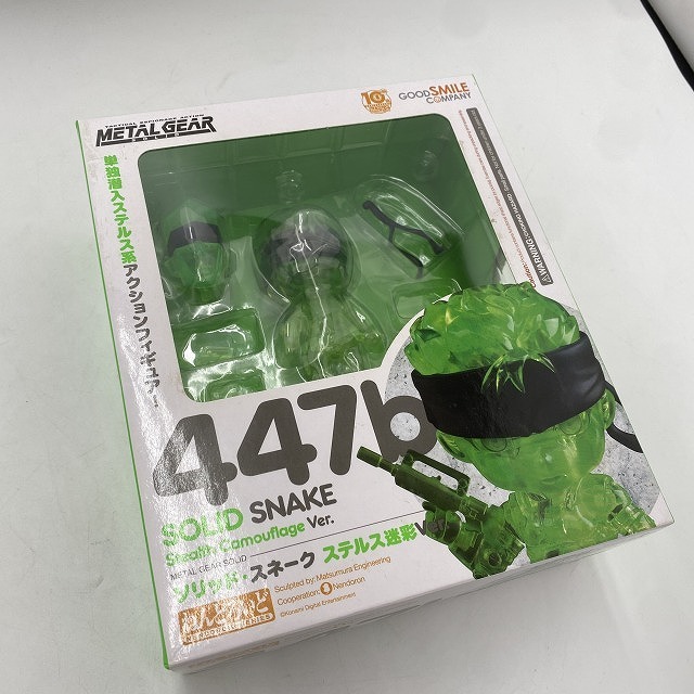 グッドスマイルカンパニー GOOD SMILE COMPANY ねんどろいど 447b ソリッド・スネーク ステルス迷彩Ver拍卖