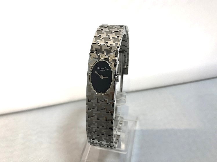 期間限定セール クリスチャン・ディオール Christian Dior クオーツ 腕時計 アナログ 2針 シルバー、ブラック系 070-100拍卖
