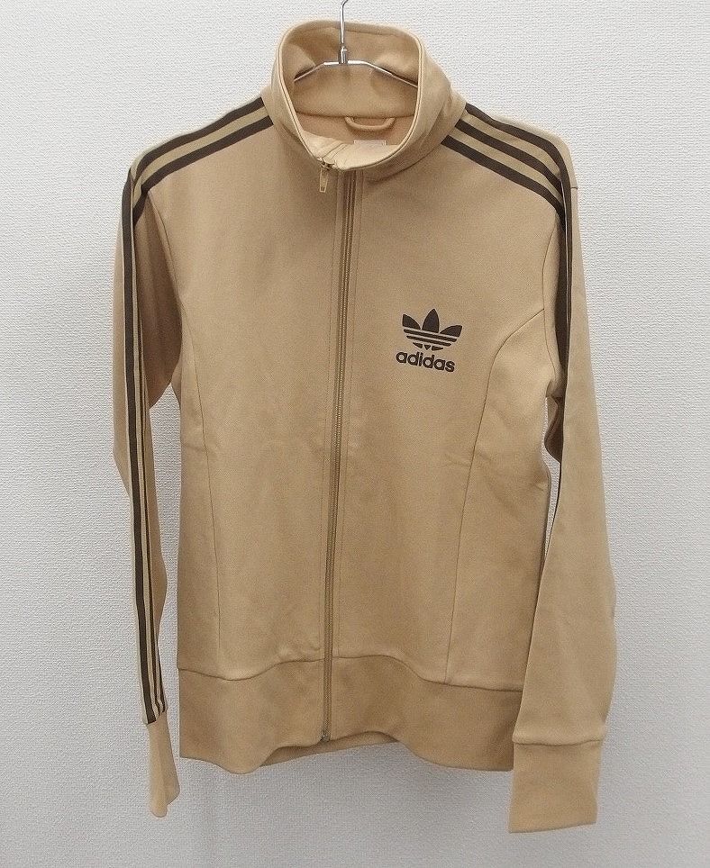 期間限定セール アディダス adidas トラックジャケット キャメル サイズM拍卖