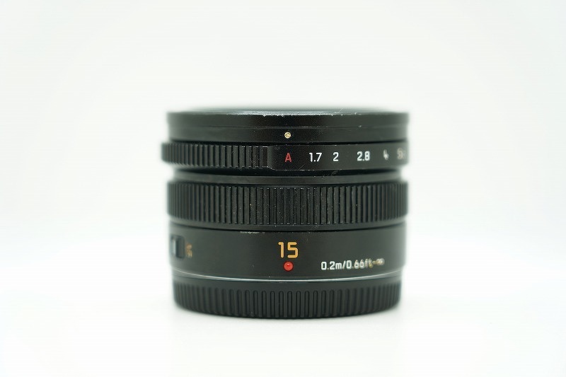 パナソニック Panasonic マイクロフォーサーズマウント レンズ LEICA DG SUMMILUX 15mm F1.7 ASPH. H-X015拍卖
