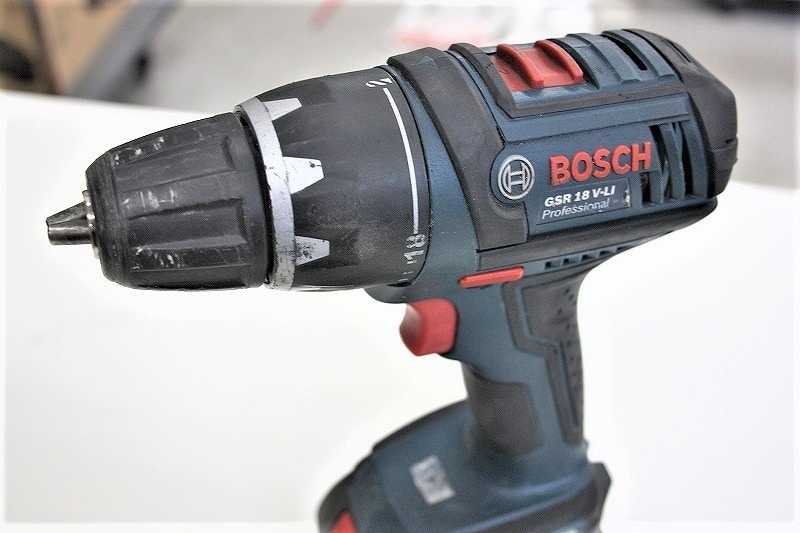 期間限定セール ボッシュ BOSCH ドライバードリル バッテリー・チャージャー付属 GSR18V-LI拍卖