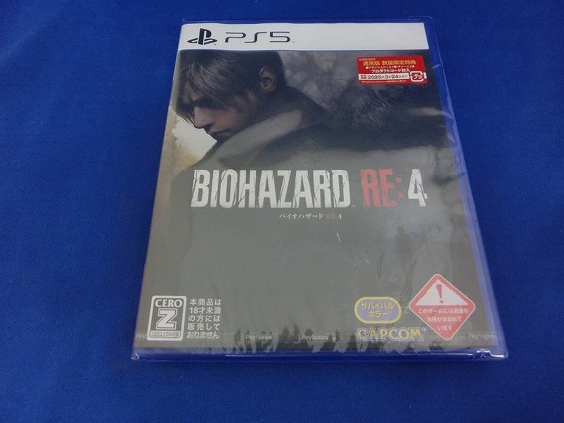 【未使用】 カプコン CAPCOM PS5ソフト BIOHAZARD RE:4 通常版 ELJM-30227拍卖