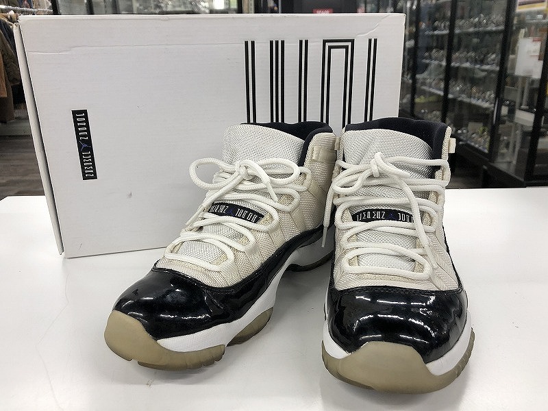 期間限定セール ナイキ NIKE メンズスニーカー AIR JORDAN11 RETRO 27.0cm ブラック×ホワイト 378037-107拍卖