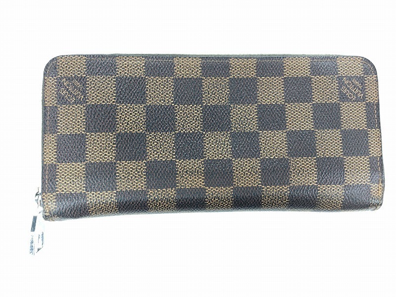 期間限定セール ルイヴィトン LOUIS VUITTON ダミエ ジッピーウォレット・ヴェルディカル 長財布 ブラウン N61207拍卖