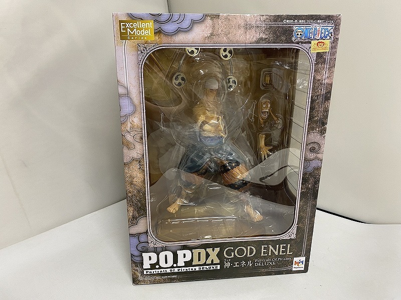 期間限定セール 【未使用】メガハウス フィギュア 神・エネル 「ワンピース」 エクセレントモデル Portrait.Of.Pirates ワンピースNEO-DX拍卖