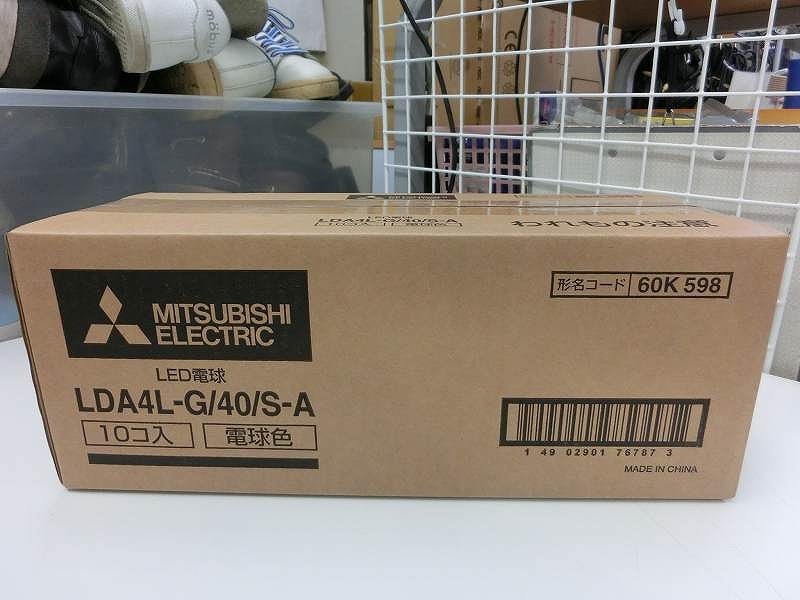 期間限定セール 【未使用】 三菱 MITSUBISHI LED電球 E26 電球40W形相当 電球色 10個セット LDA4L-G/40/S-A拍卖