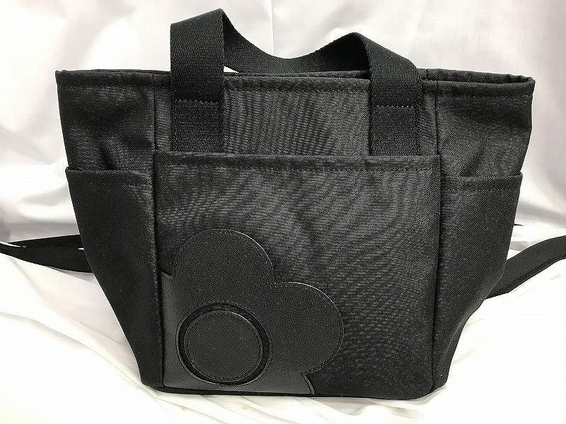【未使用】 マリークワント MARY QUANT デイジーシンプルポケット2 ミニトート 224-813908-010-0拍卖