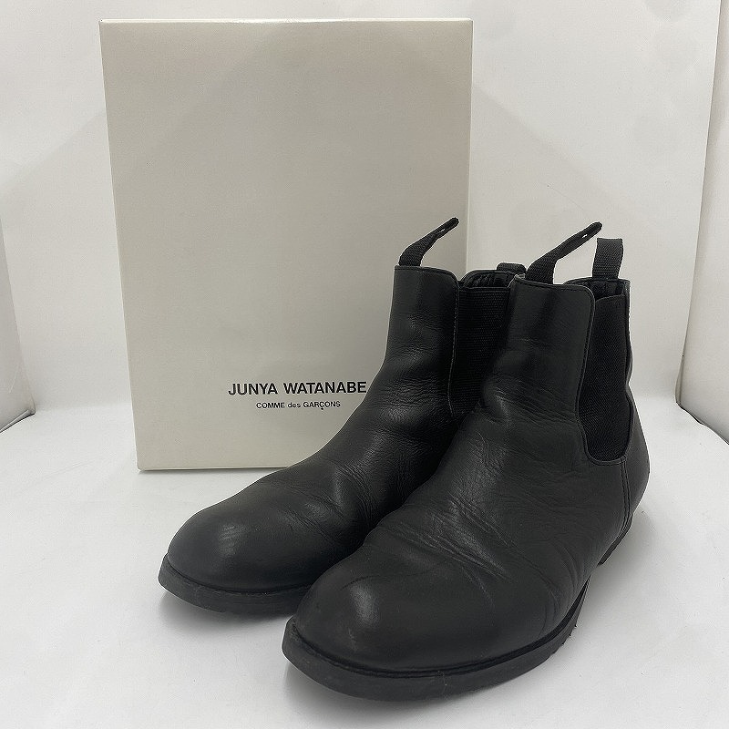 期間限定セール コム・デ・ギャルソン COMME des GARCONS JYUNYA WATANABE サイドゴアブーツ 約23.5㎝拍卖